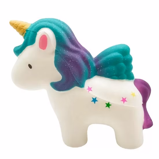 Vendita di fabbrica Squishy Unicorno Giocattoli Squishies Lento aumento Kawaii Carino colorato Unicorno Giocattoli per bambini Giocattolo antistress Juguetes